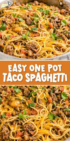 Mexican Spaghetti Recipe Taco Spagetti Recipe, One Pot Taco Spaghetti, Taco Spaghetti Recipe, Mexican Spaghetti, Spagetti Recipe, Taco Spaghetti, Easy Meat Recipes, Spaghetti Recipe, Food Recipes Easy