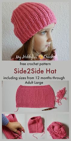 Crochet Childs Hat Free Pattern, Crochet Hat Pattern Free Kids, Crochet Kids Hats Free Patterns, Beanies Crochet Pattern, Easy Crochet Beanie Pattern Free, Crochet Hats Free Pattern Easy, Easy Crochet Beanie, Beanie Diy, Crochet Beanies