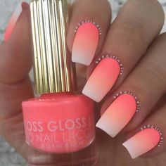 Imagem de nails Unghie Sfumate, Nagellack Trends, Matte Nails Design, Latest Nail Art, Neon Nails, Nail Art Summer, Cute Nail Designs