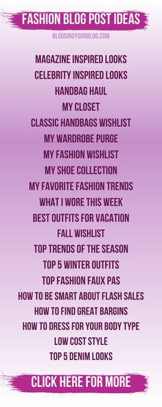 the top ten fashion blog posts