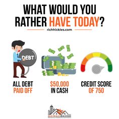 what would you rather have to pay for your home? infographical graphic by richkickes com