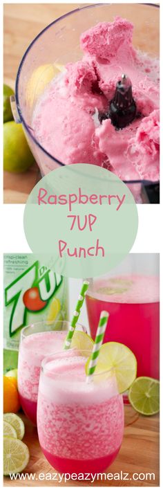 raspberry cup punch recipe with lemons and lime