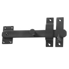 an image of a black door handle on a white background