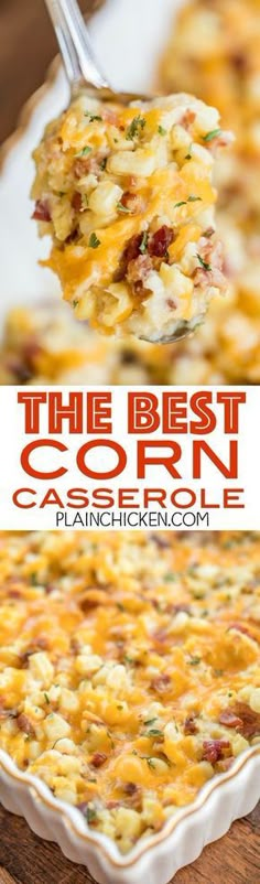 the best corn casserole recipe with bacon and cheese