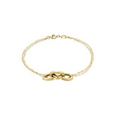 Wrap your wrist in casual elegance with this stunning Au Naturale 14k gold chain bracelet. Wrap your wrist in casual elegance with this stunning Au Naturale 14k gold chain bracelet. Length: 7.5 in. Clasp: spring-ring Metal: 14k gold Finish: polished Packaging: boxed Nickel free Size: 7.5". Color: Yellow. Gender: female. Age Group: adult. Elegant 14k Gold Bracelet With Cable Chain, 14k Yellow Gold Bracelet With Cable Chain, 14k Yellow Gold Chain Link Bracelet, Elegant Round Chain Bracelet With Solid Link, Elegant Yellow Gold Charm Bracelet With Cable Chain, Elegant 14k Gold Diamond Bracelet With Cable Chain, Delicate Chain Yellow Gold-plated Bracelet, Elegant Sterling Silver Chain Bracelet For Everyday, Classic Gold Link Bracelet With Delicate Chain