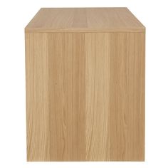 an empty wooden box on a white background