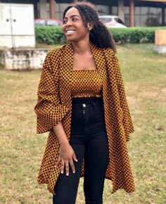 Kimono Styles, Ankara Kimono, Ankara Clothing, African Print Tops, African Print Clothing, Latest Ankara, African Wear Dresses