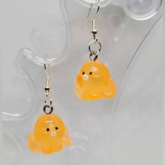 New Orange Octopus Resin Earrings Hypoallergenic Hardware Bundle And Save Orange Octopus, Octopus Earrings, Straw Earrings, Sterling Silver Heart Earrings, Ivory Earrings, Earrings Hypoallergenic, Cameo Earrings, Silver Heart Earrings, Hoop Earrings Style