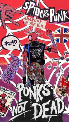 an image of punk's not dead poster