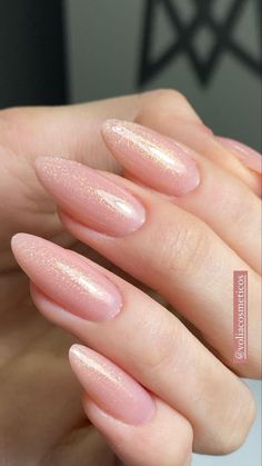 Nude Pink Nails, Sparkle Gel Nails, Unghie Sfumate, Banquet Dresses, Blush Nails