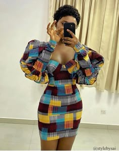 Short Ankara Dresses, Ankara Short Gown Styles, African Fabric Dress, Ankara Dress Styles, African Inspired Clothing, African Fashion Traditional, African Fashion Ankara