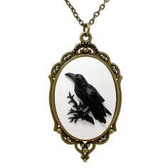 PRICES MAY VARY. This stylish gothic style necklace features a unique cameo pendant. While walking down the famed Takeshita Dori street with this unusual aesthetic cameo necklace you will be King or Queen of the crowd. It is unique handmade jewellery gift for a women, men, goth, punk, Steampunk, Harajuku, and visual kei fashion fans. This trendy jewelry necklace comes in a complimentary gift box, the only thing you need to add is a card and your present is ready! Antique bronze, goth style penda Dark Academia Necklace, Gothic Necklace With Large Pendant, Gothic Cameo Necklace As Gift, Harajuku Accessories, Dark Academia Jewelry, Collectible Gothic Metal Necklace, Gothic Cameo Necklace For Gift, Gothic Black Cameo Jewelry, Mystical Necklace