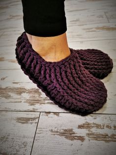 A beautiful pair of women's boot crochet slippers. Made of wool yarn they are so soft, warm, cozy to wear and have a lot of bulk for extra comfort. Soles are covered with latex, which makes them not slippery to walk and give it a long life. You can also choose double sole - crochet + felted waterproof non-slip sole. If you want to have double sole, add this felted sole from the link together with selected slippers: https://www.etsy.com/listing/883778891/waterproof-felted-non-slip-sole-for?ref=li Cozy Hand Knitted Slippers With Round Toe, Cozy Hand-knitted Slippers With Round Toe, Cozy Hand-knitted Round Toe Slippers, Cozy Handmade Winter Slippers, Hand Knitted Round Toe Slippers For Winter, Cozy Knitted Slippers With Round Toe, Hand Knitted Round Toe Winter Slippers, Hand-knitted Round Toe Winter Slippers, Hand Knitted Yarn Slippers For Winter