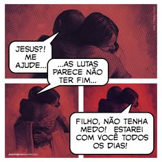 comic strip with two women hugging each other and one saying jesus, me aude