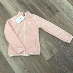 New!!! With Tags Nikes Girl, Girls Fleece, Nike Pink, Kids Nike, New Nike, Kids Jacket, Fleece Jacket, Nike Jacket, Light Pink