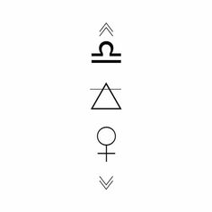 the symbols for different types of people are shown in black and white, with an arrow pointing