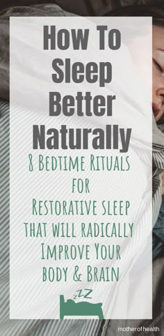 Bedtime Rituals, Sleep Ideas, Benefits Of Sleep