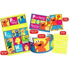 the sesame character bracelet is shown with matching cards and an advertise sticker