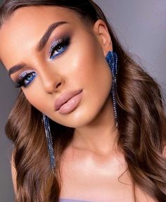 Gala Make Up, Maquillage On Fleek, Blue Makeup Looks, Wedding Makeup Tutorial, Prom Eye Makeup, Mode Editorials, Formal Makeup, Eye Makeup Pictures, Eye Makeup Designs