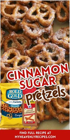 cinnamon sugar pretzels are the perfect snack for kids