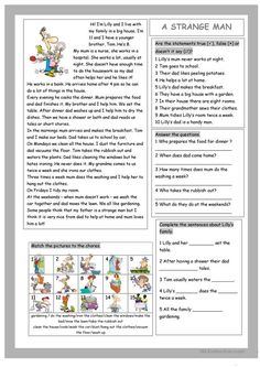 an image of a worksheet for reading the story of dr seussel man