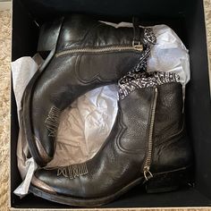 Reposhing This Item I Purchased From @Allexiiis. Loved It, But Ready To Rotate For Something New. Questions? Leave A Comment Below! Golden Goose Boots, Black Glitter Golden Goose, Golden Goose Shoes, Blue Black, Bootie Boots, Ankle Boots, Women Shoes, Boots, Blue