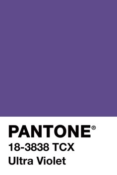 the pantone ultra violet color is shown