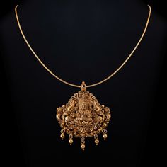 Chocker Design, Lakshmi Pendant, Unique Gold Jewelry Designs, Neck Pieces Jewelry, Jewellery Art, Pearl Jewelry Design