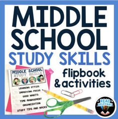 the middle school study skills flipbook and activities