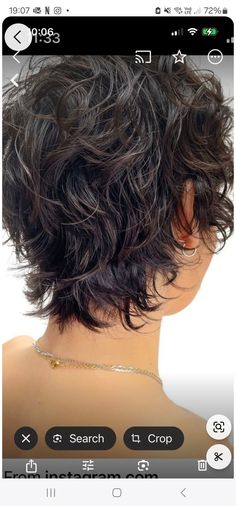 Short Fine Curly Hairstyles, Curly Hair Shapes, Short Brown Hairstyles, Short Medium Length Hair, Short Permed Hair, Shaggy Pixie, Short Wavy Haircuts, Curly Pixie Haircuts, Fine Curly Hair