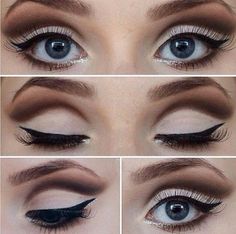 Eyes make up Maquillage Pin Up, Carnaval Make-up, Maroon Eyeshadow, Klasik Hollywood, Vintage Makeup Looks, Membentuk Alis, Maquillage On Fleek