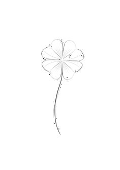 a drawing of a four leaf clover