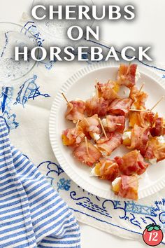 Cherubs on Horseback | 12 Tomatoes Cherubs On Horseback, Cherubs On Horseback 12 Tomatoes, Gluten Free Milk, 12 Tomatoes Recipes, 12 Tomatoes, On Horseback, Hors D'oeuvres, Seasonal Food, Bacon Cheese