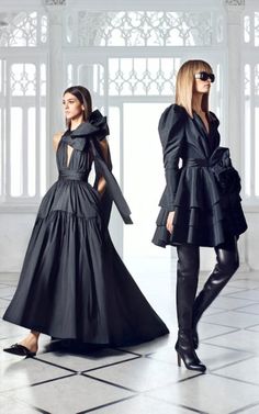 Tie-Detailed Taffeta Maxi Dress By Elie Saab | Moda Operandi Elle Saab, Eli Saab, Elie Saab Couture, Cocktail Gowns, Fashion Show Collection, Elie Saab, Pre Fall, Couture Dresses, Look Fashion