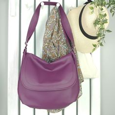 Large purple crossbody flap bag with zipper, durable sling messenger for women, everyday vegan leather shoulder purse, slouchy work bag If you're looking for a new large purple bag for women, great - I have something for You!  This slouchy vegan leather messenger bag looks great as flap shoulder or sling crossbody purse. It's one of the bags perfect for everyday use. Great for work. Fits really well with any casual outfit and is very practical- durable, easy to pack and roomy enough for all your Affordable Purple Satchel Shoulder Bag, Affordable Purple Satchel For Shopping, Work Fits, Purple Purse, Purple Bag, Bag With Zipper, Purple Pattern, Leather Messenger Bag, Work Bag