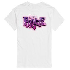 Spruce up your closet with this Men's Bratz Airbrush Logo Graphic Tee. Spruce up your closet with this Men's Bratz Airbrush Logo Graphic Tee. FEATURES Crewneck Short sleevesFABRIC & CARE Solid: cotton Heather: cotton, polyester Machine wash Imported Size: XXL. Color: White. Gender: male. Age Group: adult. Keep It Cool, Big & Tall, Logo Graphic, Fabric Care, Solid Colors, Graphic Tee, Age Group, Color White, Graphic Tees