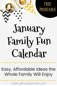 the free printable january family fun calendar