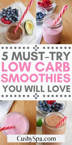 the five must try low carb smoothies you will love to eat and drink