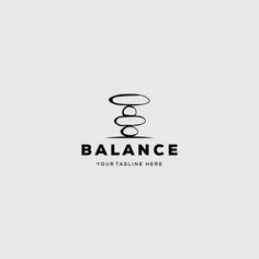 the balance logo is made up of two spirals