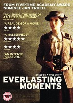 the movie poster for everlasting moments with an image of a woman holding a camera