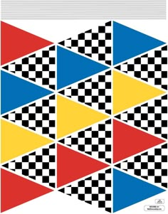 an image of a pattern that looks like it is made out of squares and triangles