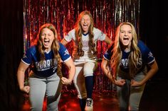 Softball Team Poses, Softball Media Day Poses Funny, College Softball Media Day Poses