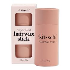 Hair Wax Slick Stick - Kitsch | Ulta Beauty Wax Hair Stick, Slick Back Hair Products, Kitsch Hair, Slick Stick, Hair Wax Stick, Wax Stick, Lip Scrubs, Waxing Kit, Hair Wax