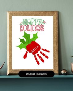 Hi there! You will get one printable page in PDF format  The page will not have digital handprint on it; It will be blank and ready for you to create! It is an immediate download after purchases. this is meant for personal use only. Refunds and exchanges are not permitted on digital products. Christmas Handprint Art, Christmas Handprint, Handprint Art, Art Simple, Hand Print, Simple Christmas, Art Printable, Etsy Printables, Digital Products