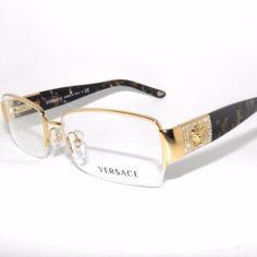 Fashion Glasses Men, Gold Eyeglasses Frames, Gold Frame Glasses, Gold Glasses Frames, Versace Glasses Frames Woman, Versace Shades For Women, Versace Glasses For Men, Versace Glasses Frames, Versace Glasses Woman