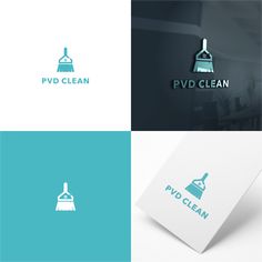 the logo for a cleaning company is clean and ready to be used as an appliance