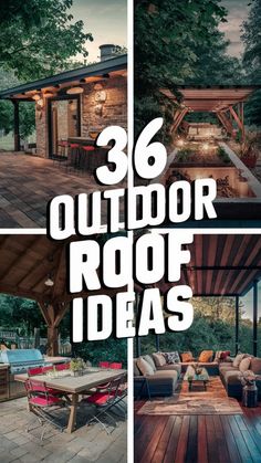 outdoor roof ideas for the backyard