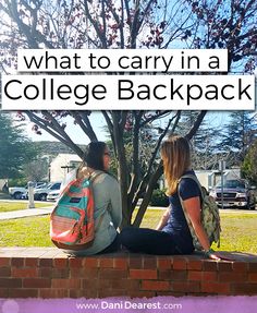 Not sure what to carry in a college backpack? Here's the top 9 things that you should not go to class without!