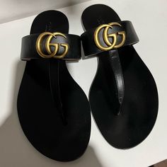 100% Authentic Worn Only A Couple Times - Like Brand New Condition Pet/Smoke Free Home Make A Reasonable Offer :) Shipping M-F Black Chic Gucci Sandals, Chic Black Gucci Sandals, Gucci Sandals, Shoes Gucci, Gucci Shoes, Women's Shoes Sandals, Louis Vuitton Bag, A Couple, Shoes Sandals