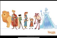 the characters from disney's frozen kingdom